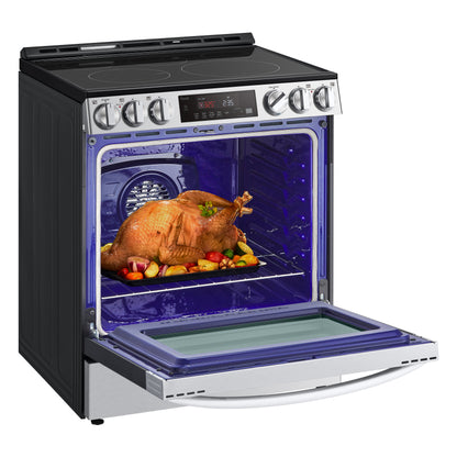 6.3 cu ft. Smart Wi-Fi Enabled Fan Convection Electric Slide-in Ranges with Air Fry & EasyClean® LSEL6333F