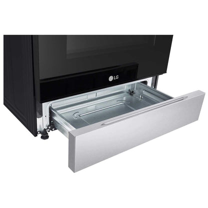 LG 6.3 cu. ft. Smart Wi-Fi Enabled Fan Convection Electric Slide-in Range with Air Fry & EasyClean® LSEL6333F