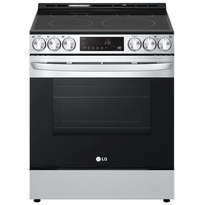 LG 6.3 cu. ft. Smart Wi-Fi Enabled Fan Convection Electric Slide-in Range with Air Fry & EasyClean® LSEL6333F