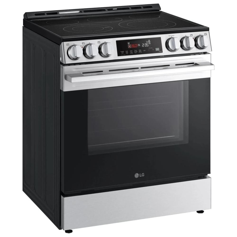 LG LSEL6333XE Electric Range, 6.3 cu. ft. Capacity, 30 inch, 5 Burner, 3200W