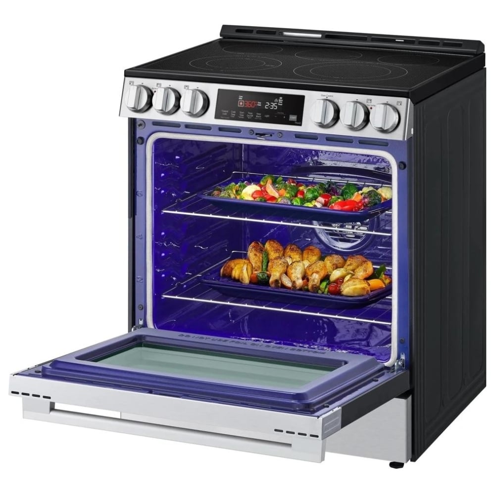 LG LSEL6333XE Electric Range, 6.3 cu. ft. Capacity, 30 inch, 5 Burner, 3200W