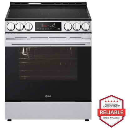 LG LSEL6333XE Electric Range, 6.3 cu. ft. Capacity, 30 inch, 5 Burner, 3200W