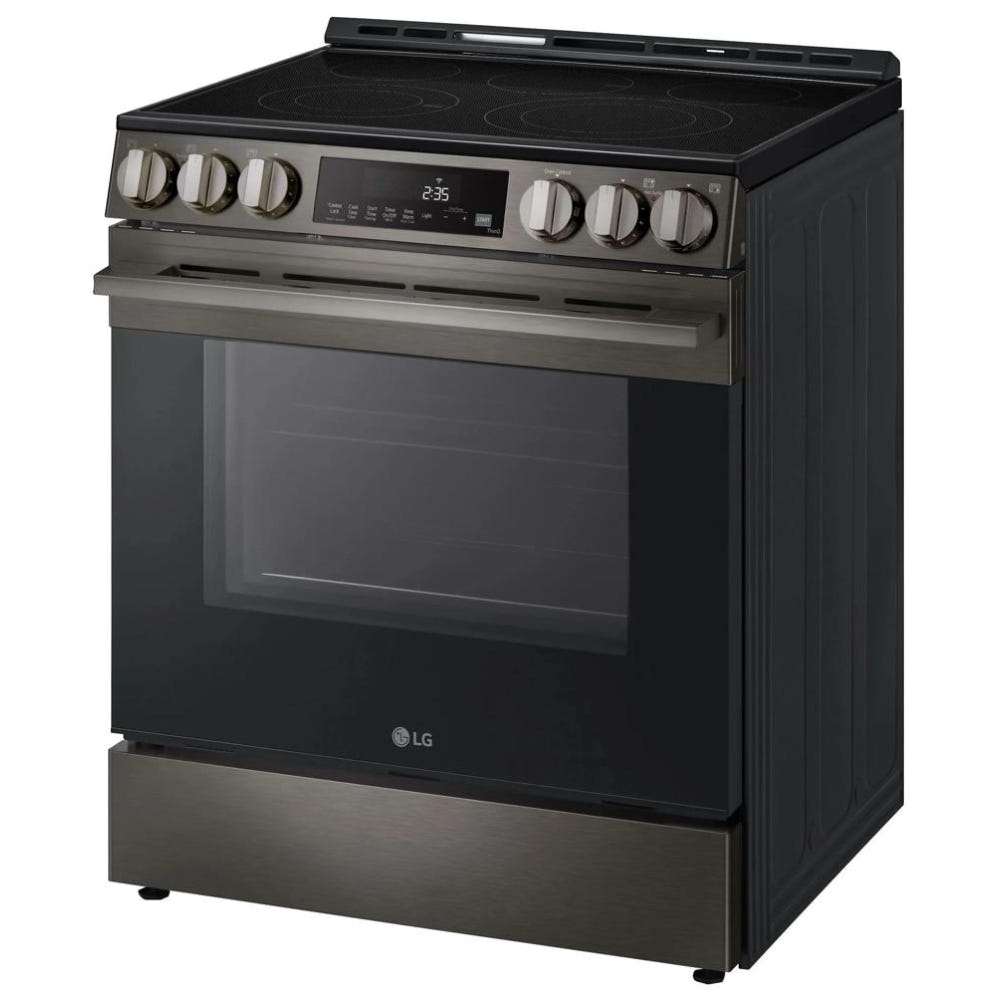 LG LSEL6333ZE Electric Range, 6.3 cu. ft. Capacity, 30 inch, 5 Burner, 3200W