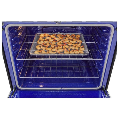 LG LSEL6335XE Electric Range, 6.3 cu. ft. Capacity, 30 inch Exterior Width, Convection, 5 Burners, Storage Drawer, Air Fry, Self Clean, 3,200 Watts Highest Burner Element, Stainless Steel colour