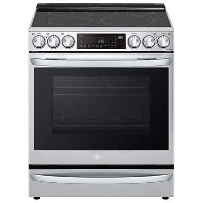 6.3 cu ft. Smart Wi-Fi Enabled ProBake Convection® InstaView™ Electric Slide-in Ranges with Air Sous Vide and Air Fry LSEL6337F