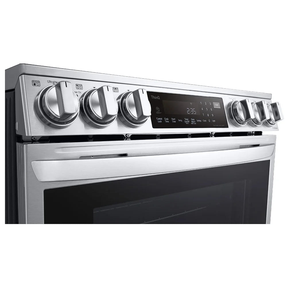6.3 cu ft. Smart Wi-Fi Enabled ProBake Convection® InstaView™ Electric Slide-in Ranges with Air Sous Vide and Air Fry LSEL6337F