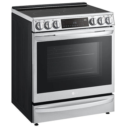 6.3 cu ft. Smart Wi-Fi Enabled ProBake Convection® InstaView™ Electric Slide-in Ranges with Air Sous Vide and Air Fry LSEL6337F