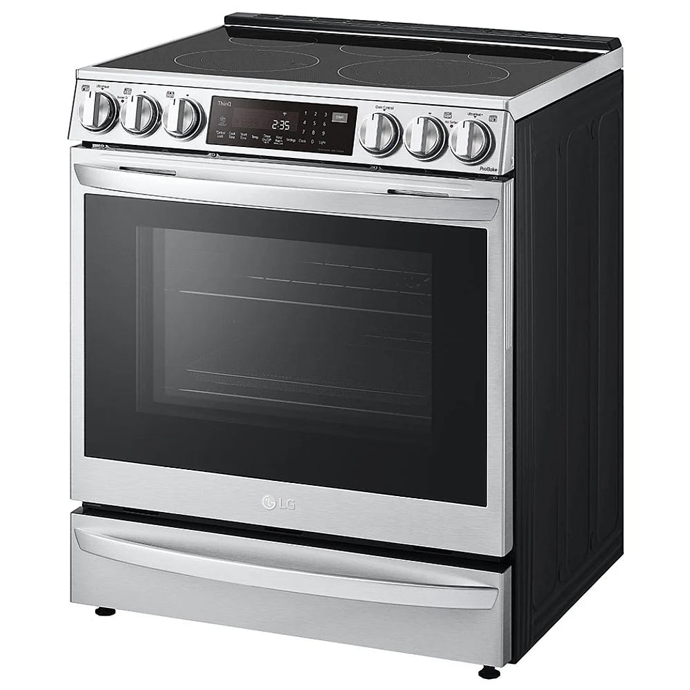 6.3 cu ft. Smart Wi-Fi Enabled ProBake Convection® InstaView™ Electric Slide-in Ranges with Air Sous Vide and Air Fry LSEL6337F
