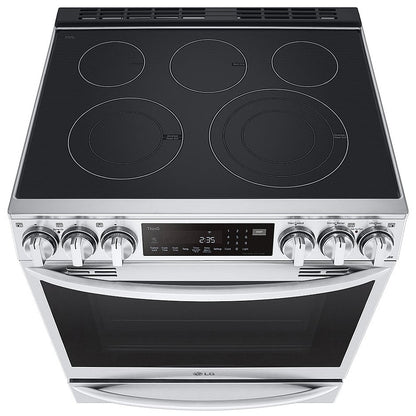 6.3 cu ft. Smart Wi-Fi Enabled ProBake Convection® InstaView™ Electric Slide-in Ranges with Air Sous Vide and Air Fry LSEL6337F