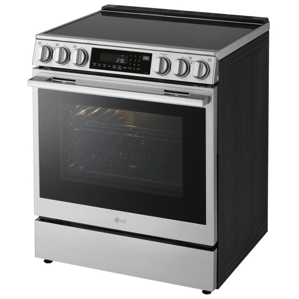 LG LSEL6337XE Electric Range, 30" Width, 6.3 Cu. Ft Capacity, 3200 W