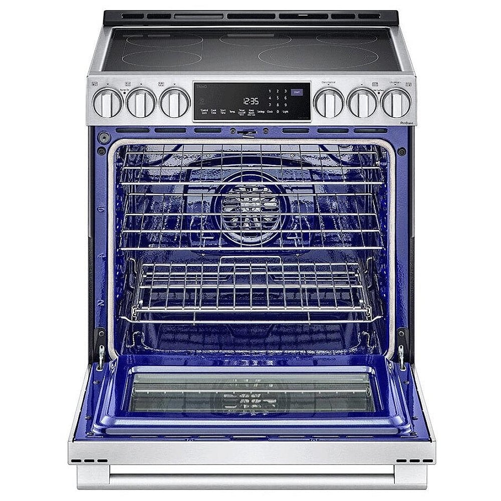 LG Studio 6.3 cu. ft. InstaView Electric Slide-in Range with ProBake Convection & Air Fry LSES6338F