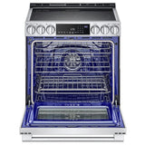 LG Studio LSES6338F Electric Range, 6.3 cu. ft. Capacity, 30 inch Exterior Width, True Convection, 5 Burners, Storage Drawer, Yes, Self Clean, 3,600 W Highest Element, Stainless Steel colour