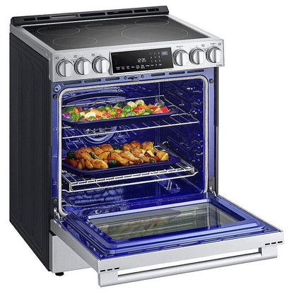 LG Studio 6.3 cu. ft. InstaView Electric Slide-in Range with ProBake Convection & Air Fry LSES6338F