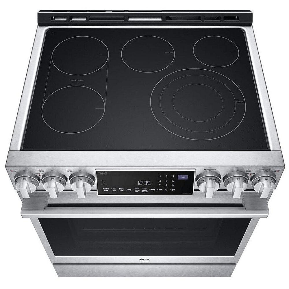 LG Studio 6.3 cu. ft. InstaView Electric Slide-in Range with ProBake Convection & Air Fry LSES6338F