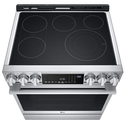 LG Studio 6.3 cu. ft. InstaView Electric Slide-in Range with ProBake Convection & Air Fry LSES6338F