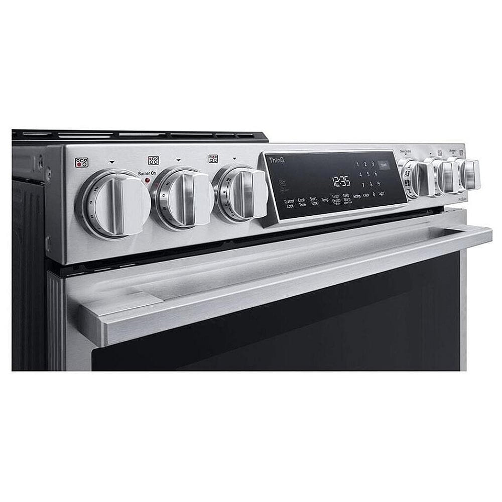 LG Studio 6.3 cu. ft. InstaView Electric Slide-in Range with ProBake Convection & Air Fry LSES6338F