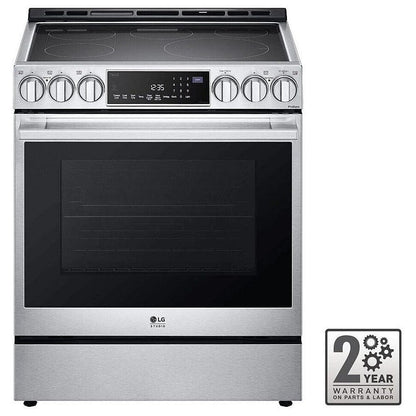 LG Studio 6.3 cu. ft. InstaView Electric Slide-in Range with ProBake Convection & Air Fry LSES6338F