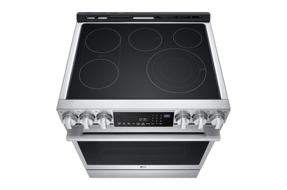 LG Studio 6.3 cu. ft. InstaView Electric Slide-in Range with ProBake Convection & Air Fry LSES6338F