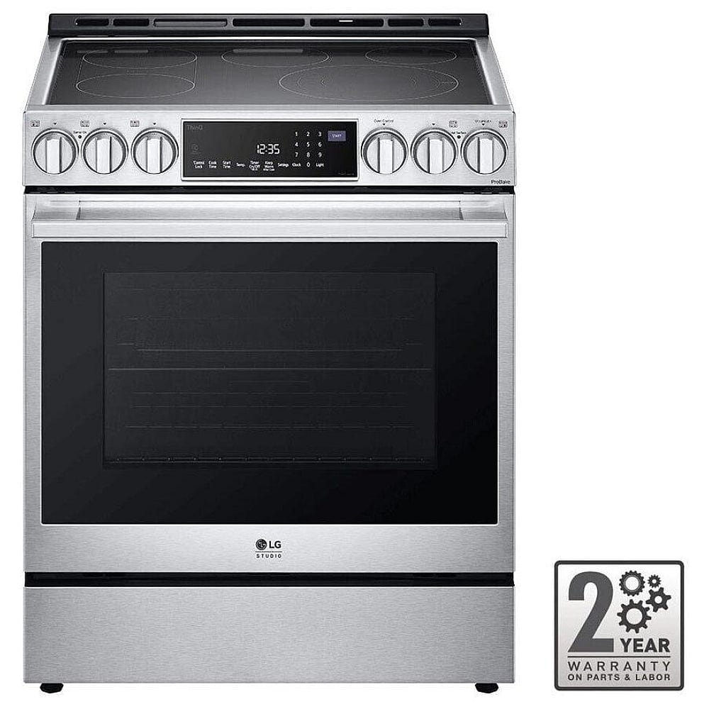 LG Studio 6.3 cu. ft. InstaView Electric Slide-in Range with ProBake Convection & Air Fry LSES6338F