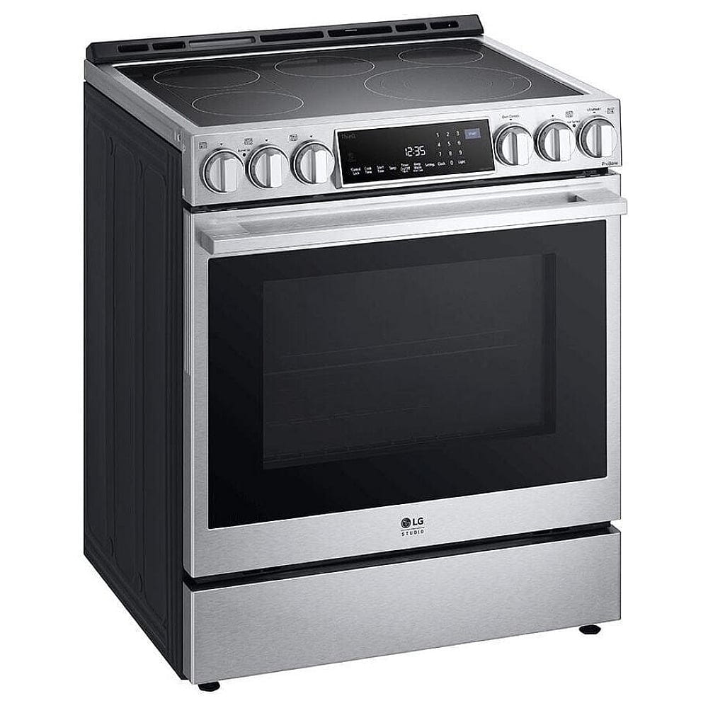 LG Studio 6.3 cu. ft. InstaView Electric Slide-in Range with ProBake Convection & Air Fry LSES6338F