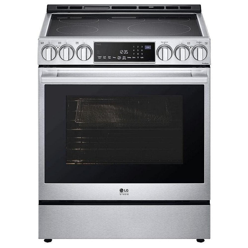 LG Studio 6.3 cu. ft. InstaView Electric Slide-in Range with ProBake Convection & Air Fry LSES6338F