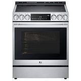 LG Studio LSES6338F Electric Range, 6.3 cu. ft. Capacity, 30 inch Exterior Width, True Convection, 5 Burners, Storage Drawer, Yes, Self Clean, 3,600 W Highest Element, Stainless Steel colour