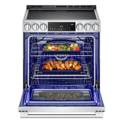 LG STUDIO 6.3 cu. ft. InstaView® Electric Slide-in Ranges with ProBake Convection® and Air Fry LSES6338F