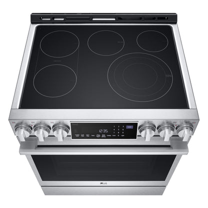 LG STUDIO 6.3 cu. ft. InstaView® Electric Slide-in Ranges with ProBake Convection® and Air Fry LSES6338F