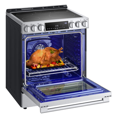 LG STUDIO 6.3 cu. ft. InstaView® Electric Slide-in Ranges with ProBake Convection® and Air Fry LSES6338F