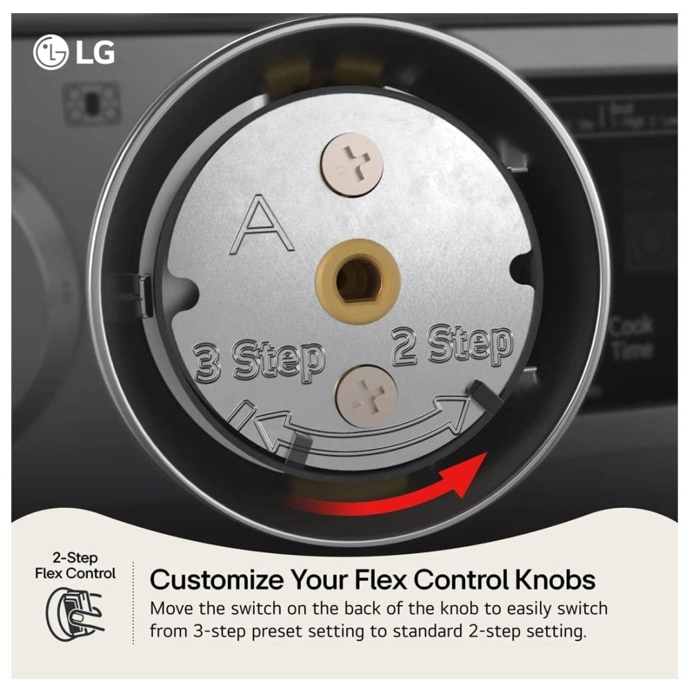 LG LSGL6335Z Gas Range, 6.3 cu. ft. Capacity, 30 inch Exterior Width, Self Clean, Convection, 5 Burners, Storage Drawer, Air Fry