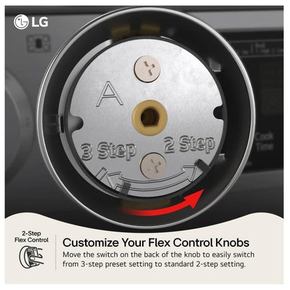 LG LSGL6335Z Gas Range, 6.3 cu. ft. Capacity, 30 inch Exterior Width, Self Clean, Convection, 5 Burners, Storage Drawer, Air Fry