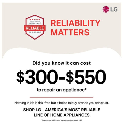 LG LSGL6335Z Gas Range, 6.3 cu. ft. Capacity, 30 inch Exterior Width, Self Clean, Convection, 5 Burners, Storage Drawer, Air Fry