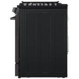 LG LSGL6335Z Gas Range, 6.3 cu. ft. Capacity, 30 inch Exterior Width, Self Clean, Convection, 5 Burners, Storage Drawer, Air Fry, 20,000 BTU Highest Burner, Black Stainless Steel colour