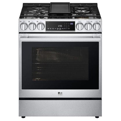 LG Studio 6.3 cu. ft. InstaView Gas Slide-in Range with ProBake Convection & Air Fry LSGS6338F