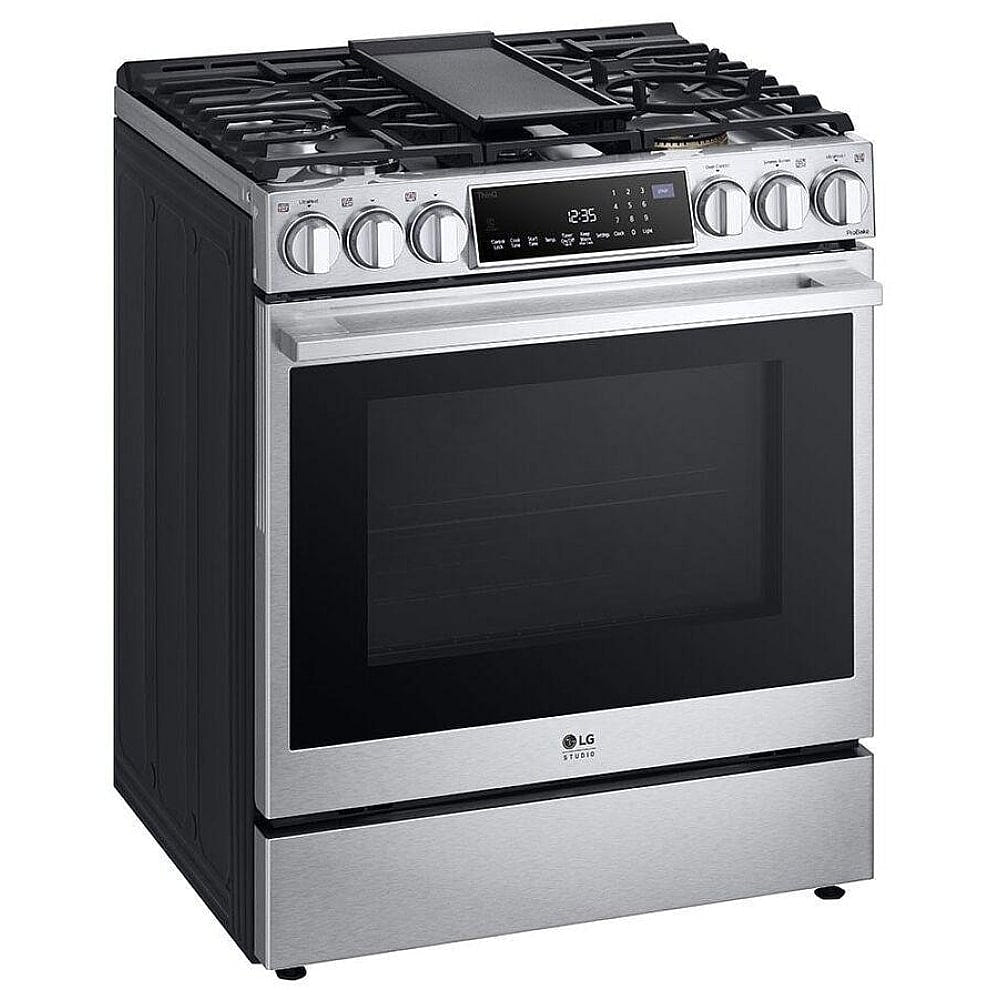 LG Studio 6.3 cu. ft. InstaView Gas Slide-in Range with ProBake Convection & Air Fry LSGS6338F