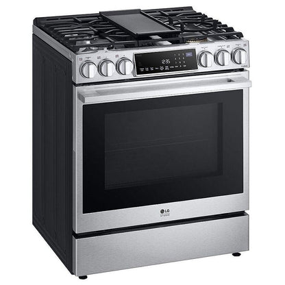 LG Studio 6.3 cu. ft. InstaView Gas Slide-in Range with ProBake Convection & Air Fry LSGS6338F