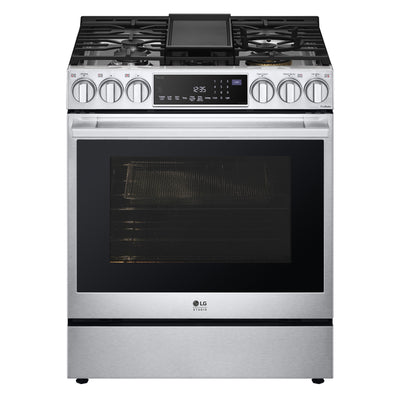 LG STUDIO 6.3 cu. ft. InstaView® Gas Slide-in Ranges with ProBake Convection® and Air Fry LSGS6338F