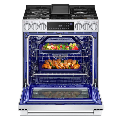LG STUDIO 6.3 cu. ft. InstaView® Gas Slide-in Ranges with ProBake Convection® and Air Fry LSGS6338F