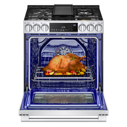 LG STUDIO 6.3 cu. ft. InstaView® Gas Slide-in Ranges with ProBake Convection® and Air Fry LSGS6338F