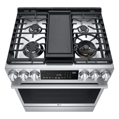 LG STUDIO 6.3 cu. ft. InstaView® Gas Slide-in Ranges with ProBake Convection® and Air Fry LSGS6338F
