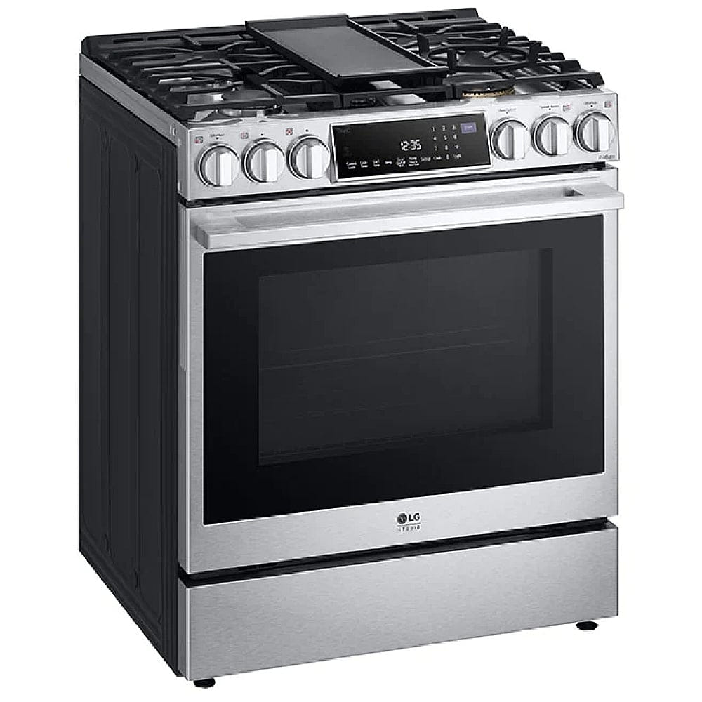 LG Studio 6.3 cu. ft. InstaView Gas Slide-in Range with ProBake Convection & Air Fry LSGS6338F