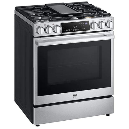 LG Studio 6.3 cu. ft. InstaView Gas Slide-in Range with ProBake Convection & Air Fry LSGS6338F