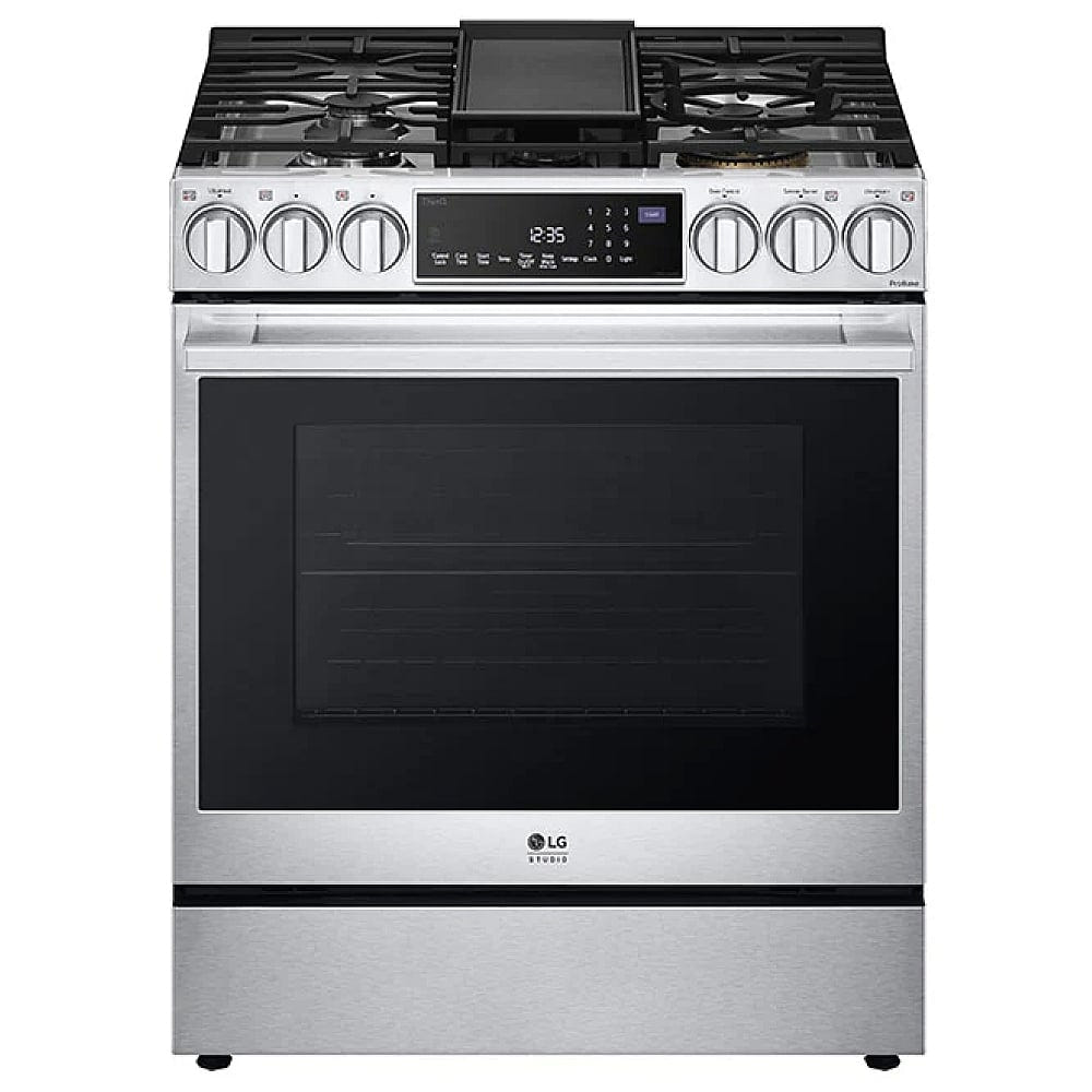 LG Studio 6.3 cu. ft. InstaView Gas Slide-in Range with ProBake Convection & Air Fry LSGS6338F