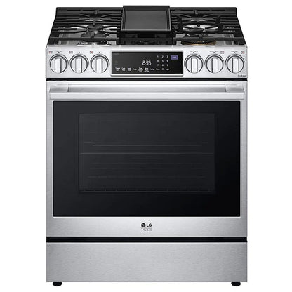 LG Studio 6.3 cu. ft. InstaView Gas Slide-in Range with ProBake Convection & Air Fry LSGS6338F