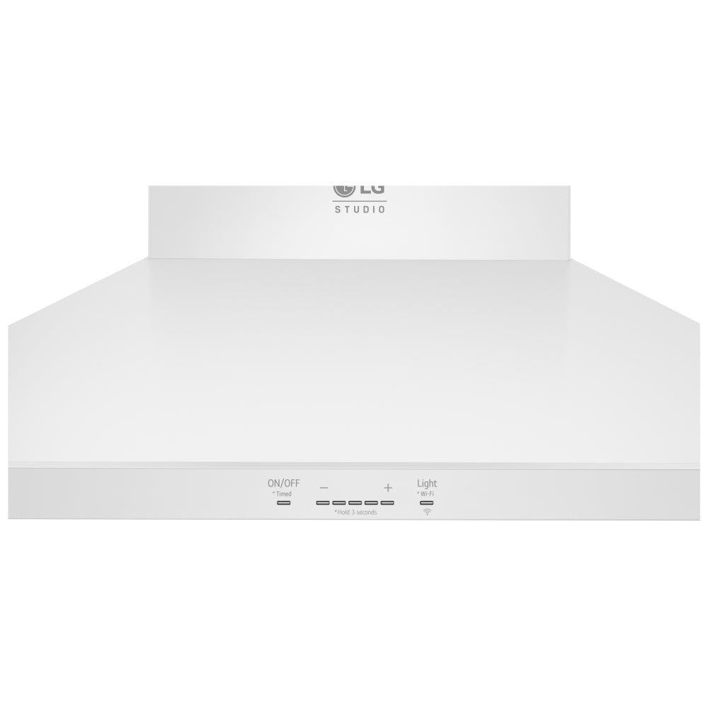 LG Studio Essence White 30" Wall Mount Chimney Range Hoods LSHD3080N