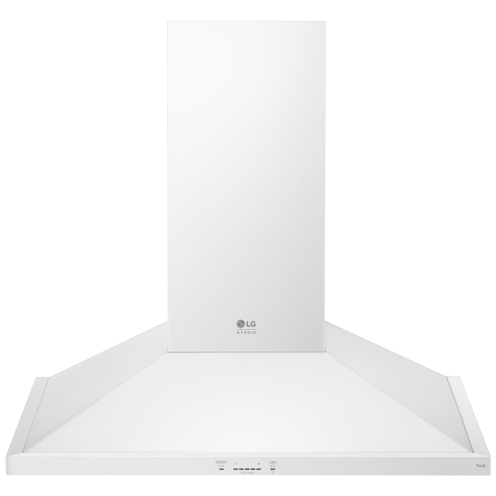 LG Studio Essence White 30" Wall Mount Chimney Range Hoods LSHD3080N