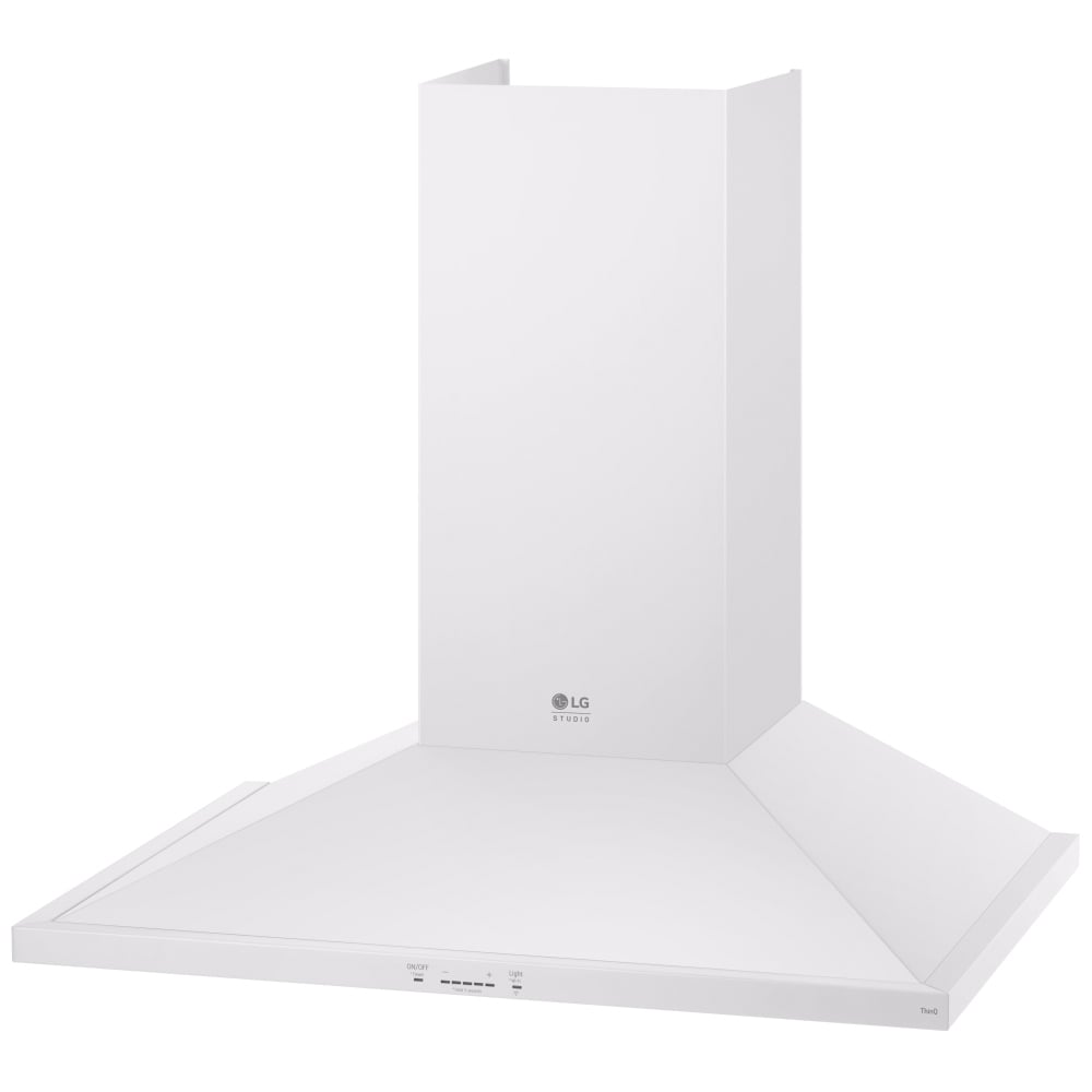 LG Studio Essence White 30" Wall Mount Chimney Range Hoods LSHD3080N