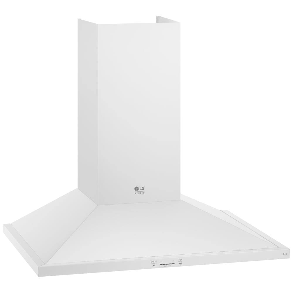LG Studio Essence White 30" Wall Mount Chimney Range Hoods LSHD3080N