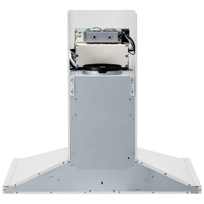 LG Studio Essence White 30" Wall Mount Chimney Range Hoods LSHD3080N