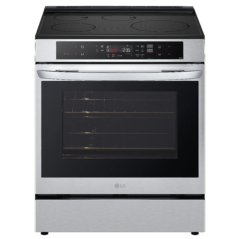 LG LSIL6332FE Induction Range, 6.3 cu. ft. Capacity, 30 inch Exterior Width, Convection, 4 Burners, Storage Drawer, Yes, Self Clean, 3,900 W Highest Element, Stainless Steel colour, EasyClean®